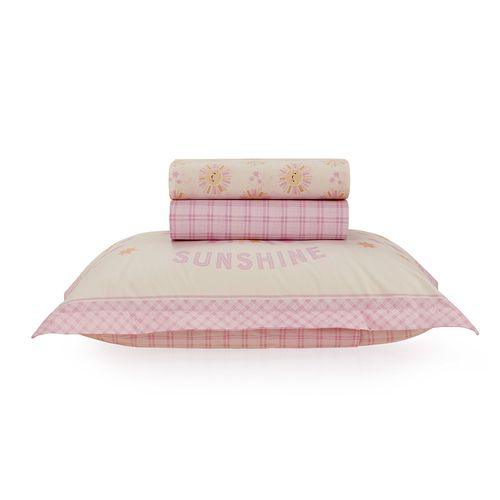 Edredom Infantil Solteiro 180 fios Percal 100% Algodão Nina Estampado - Loja Online