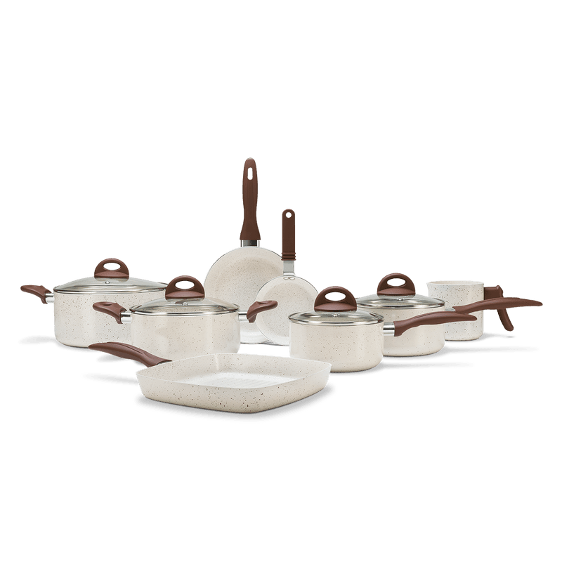 Jogo de Panelas Antiaderente Ceramic Life Smart Plus 8 peças + Brinde - Loja Online