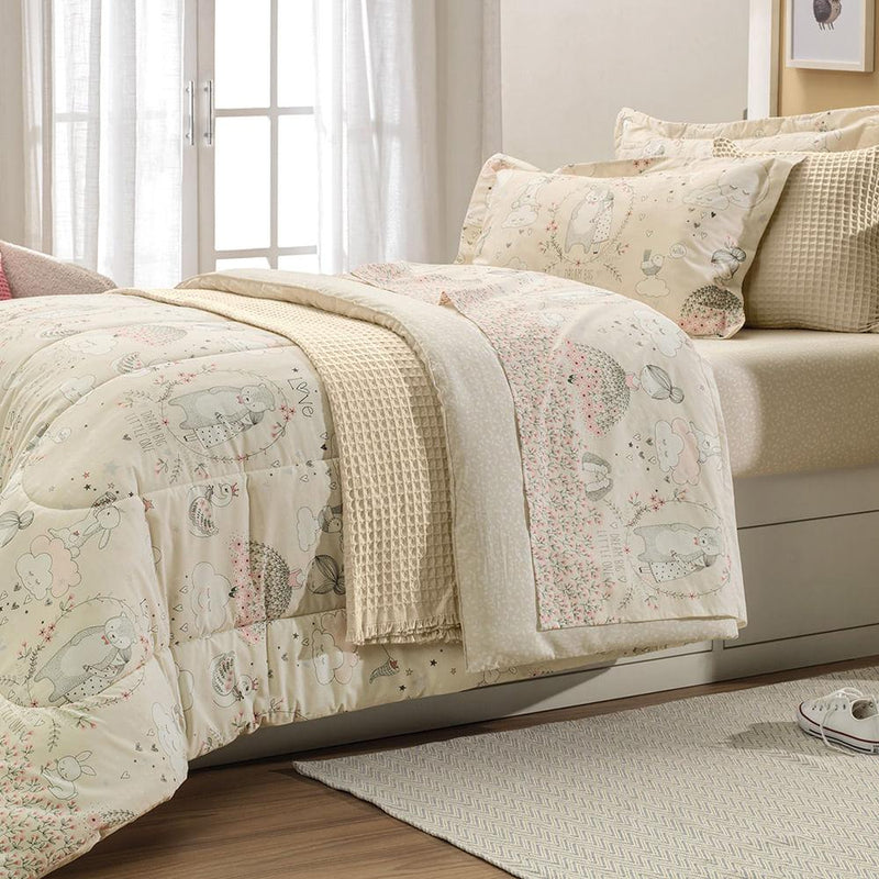 Jogo de Cama Infantil Solteiro 180 fios Percal 100% Algodão Lari Estampado - Loja Online
