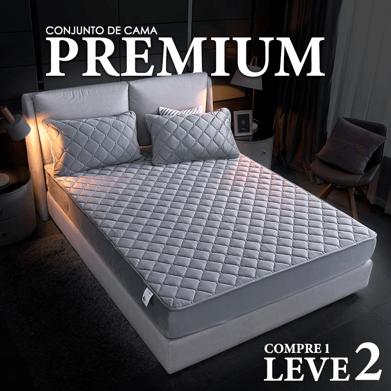 Kit Roupa de Cama Texturizada Completo | Compre 1 Leve 2 + Fronhas Brinde - Loja Online