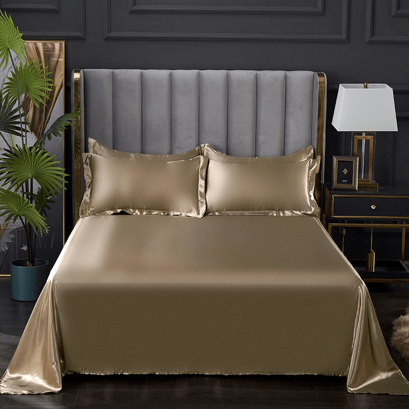 Conjunto de Cama de Cetim ConfortPlus | 4 Peças Linha Premium - Loja Online