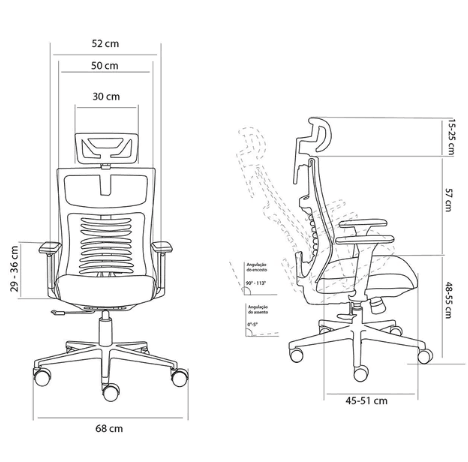 Cadeira Ergonômica Max 3.0 - Loja Online