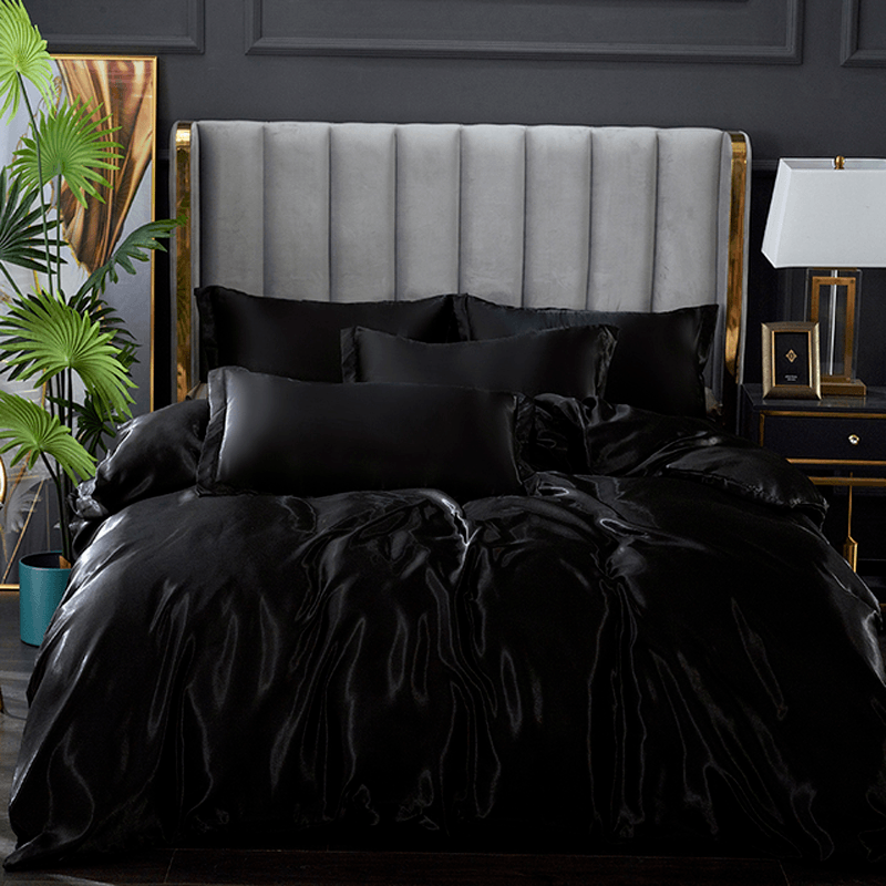 Conjunto de Cama de Cetim ConfortPlus | 4 Peças Linha Premium - Loja Online