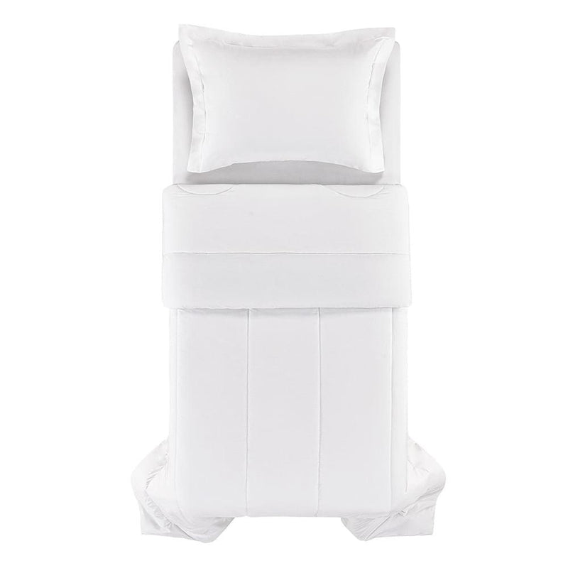 Edredom Solteiro 180 Fios Percal 100% Algodão Liss Branco - Loja Online