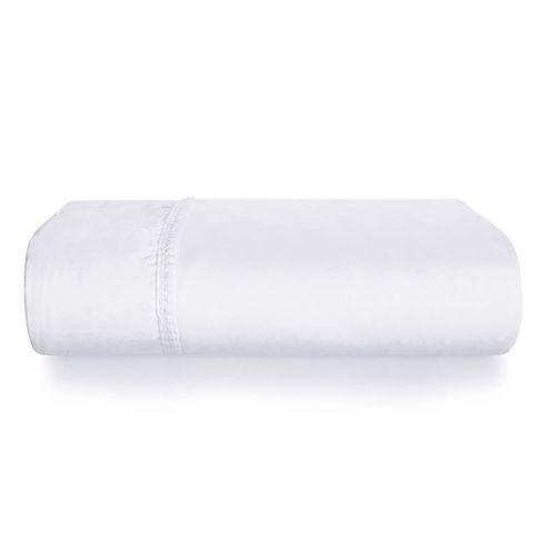 Edredom Solteiro 180 Fios Percal 100% Algodão Liss Branco - Loja Online
