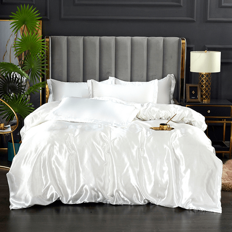 Conjunto de Cama de Cetim ConfortPlus | 4 Peças Linha Premium - Loja Online