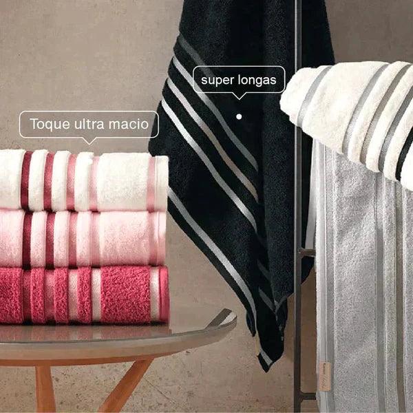 Kit 15 Toalhas Super Banhão de Alta Maciez e Absorção +5 Toalhas de Rosto de BRINDE - Loja Online