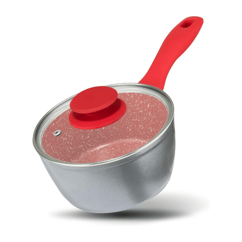 Panela Redstone com Tampa de Vidro 1,4L - Loja Online