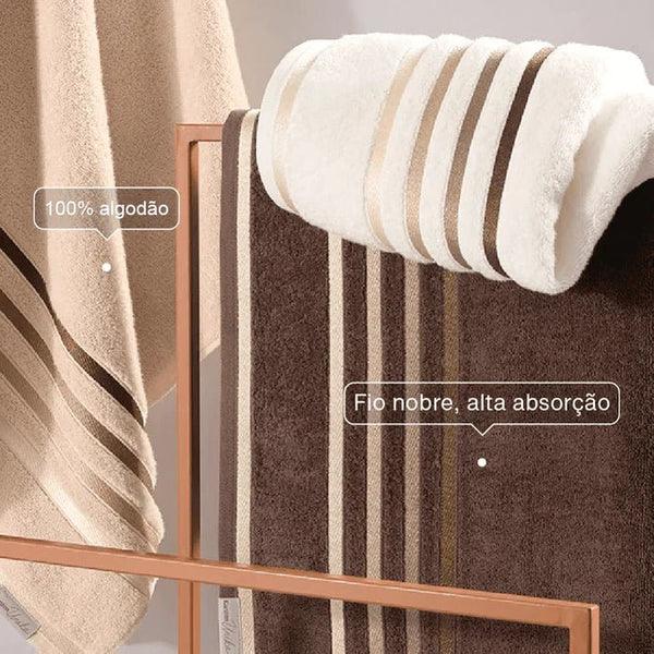 Kit 15 Toalhas Super Banhão de Alta Maciez e Absorção +5 Toalhas de Rosto de BRINDE - Loja Online